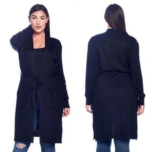 Black belted Cardigan